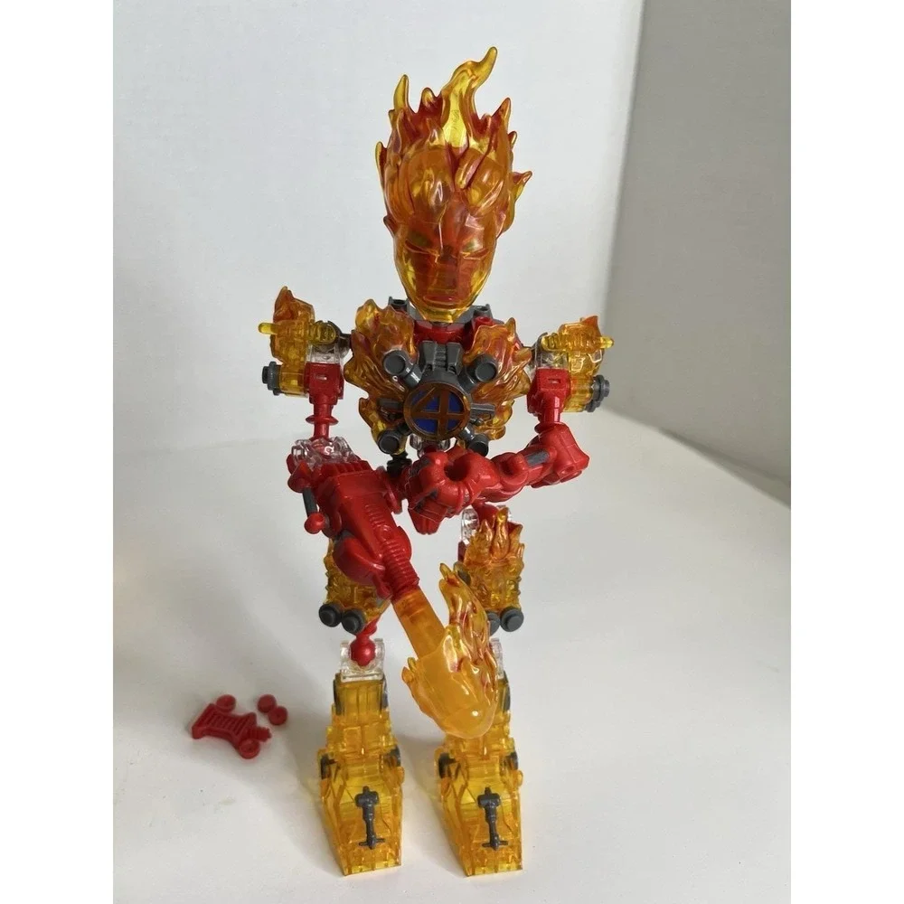 2005 Mega Bloks Super Tech Heroes HUMAN‎ TORCH #1918 PRE-OWNED